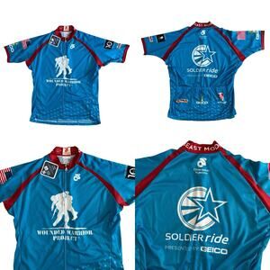Champion System Women's Size 3XL Wounded Warrior Project Zip Cycling Jersey New